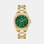 Hugo Boss Women's Green Dial Analog Wristwatch
