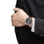 Boss Leather Strap Analogue Chronograph Watch 1514155 - Image 2