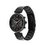 Tommy Hilfiger Quartz Multifunction Black Dial Stainless Steel Strap Watch for Women - Image 2