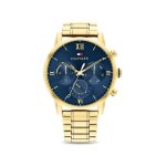 Tommy Hilfiger Quartz Multifunction Blue Dial Stainless Steel Strap Watch for Men
