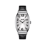 Heritage Porto Men Quartz Silver Dial Analog Leather