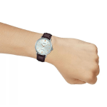 ENTICER MEN MTP-VT01L-7B2UDF - A1618
Brown Leather - Men's Watch - Image 3