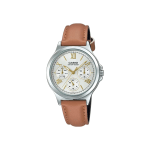 Enticer Women's Chronograph Leather Watch A1703 - LTP-V300L-7A2UDF