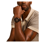 Townsman Automatic Dark Brown Leather Watch - Image 4