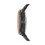 Townsman Automatic Dark Brown Leather Watch - Image 2