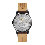 Townsman Automatic Dark Brown Leather Watch - Image 3
