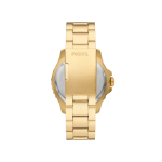 Fossil Blue GMT Gold-Tone Stainless Steel Watch - Image 4