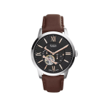 Townsman Automatic Leather Watch Brown