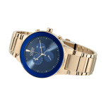 Men's Blue Stainless Steel Chronograph Watch AT2243-87L - Image 2