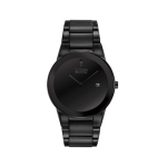 Eco-Drive Men's Black Analog Stainless Steel Watch AU1065-58E