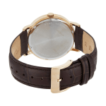 Citizen Leather Analog Brown Dial Men Watch - BE9173-07X, Brown Band - Image 3