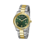 GUESS Stainless Steel Connoisseur Collection Analog Green Dial Men's Watch-Gw0265G8, Band Color:Multicolor - Image 2
