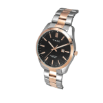 Timex Men Analog Black Round Brass Dial Watch- TWTG10410 - Image 2