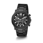 Guess Edge Black Dial Round Case Multi Function Men Watch - Image 3