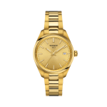 Tissot PR 100 Women’s Gold-Tone Stainless Steel Watch 34mm