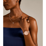 Jacqueline Three-Hand Date Rose Gold-Tone Stainless Steel Watch - Image 4