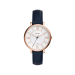 Fossil Jacqueline Navy Leather Watch