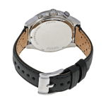 Fossil Wakefield Blue Dial Black Leather Men's Watch 45mm CH2945 - Image 3