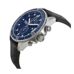 Fossil Wakefield Blue Dial Black Leather Men's Watch 45mm CH2945 - Image 2