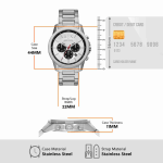 Armani Exchange Analog Silver Dial Men's Stainless Steel Watch - Image 4