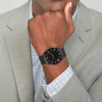 Tommy Hilfiger Black Dial Black Stainless Steel Strap Watch for Men - Image 4