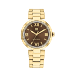 Tommy Hilfiger Quartz Analog Brown dial Stainless Steel Strap Watch for Women