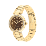 Tommy Hilfiger Quartz Analog Brown dial Stainless Steel Strap Watch for Women - Image 2