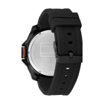 Tommy Hilfiger Quartz Analog with Date Black Dial Black Silicone Strap Watch for Men - Image 3