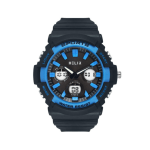 Timex Grey Round Ana Digi Resin Watch Men -TWESK4502T