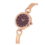Timex Women Maroon Round Analog Brass Dial Watch
Track - Image 2