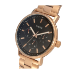 Timex Fashion Men's Black Dial Round Case Multifunction Function Watch - Image 2