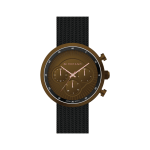 Giordano Classic GD-1066-33 Men Brown Dial Black Mesh Strap