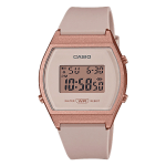 Casio Vintage LW-204-4ADF Rose Gold Digital Dial Pink Resin Strap D213