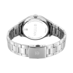 Titan Men’s Analog Watch Black Dial with Silver Stainless Steel Strap - Image 5