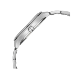 Titan Men’s Analog Watch Black Dial with Silver Stainless Steel Strap - Image 2