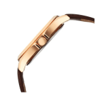 Titan Men’s Analog Watch – White Dial with Brown Leather Strap - Image 2