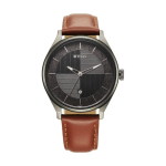 Titan Neo Economy Men’s Analog Watch Grey Dial with Brown Leather Strap