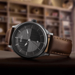 Titan Neo Economy Men’s Analog Watch Grey Dial with Brown Leather Strap - Image 5