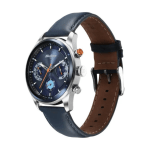 Titan Octane Men’s Multifunction Watch Blue Dial with Blue Leather Strap - Image 3