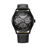 Titan Octane Multifunction Men’s Watch Black Dial with Black Leather Strap