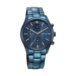 Titan Octane Multifunction Men’s Watch Deep Blue Dial & Blue Metal Strap - Image 4