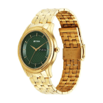 Titan Karishma Quartz Analog Watch Green Dial, Gold-Tone Stainless Steel Strap - Image 4