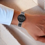 Titan Edge Fusion Quartz Analog Watch, Black Dial with Two-Tone Steel & Ceramic Strap for Men - Image 8