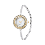 Titan Quartz Analog Watch for Women
Mother of Pearl Dial with Two-Tone Metal Strap - Image 3