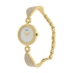 Titan Raga Moonlight Quartz Analog Watch for Women Mother of Pearl with Gold-Tone Metal Strap - Image 3
