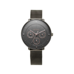 Titan Neo Analog Watch for Women, Grey Dial with Silver Stainless Steel Strap