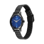 Titan Karishma Blue Dial Analog Watch for Women, Black Stainless Steel Strap with Elegant Quartz Movement - Image 3