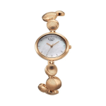 Titan Raga Power Pearls Women’s Analog Watch, Mother of Pearl Dial with Rose Gold Metal Strap - Image 2