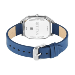 Titan Women’s Quartz Analog Watch
Beige Dial with Elegant Blue Leather Strap - Image 5