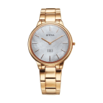 Titan Edge Allure Women’s Quartz Analog Watch, Mother of Pearl Dial with Rose Gold Stainless Steel Strap